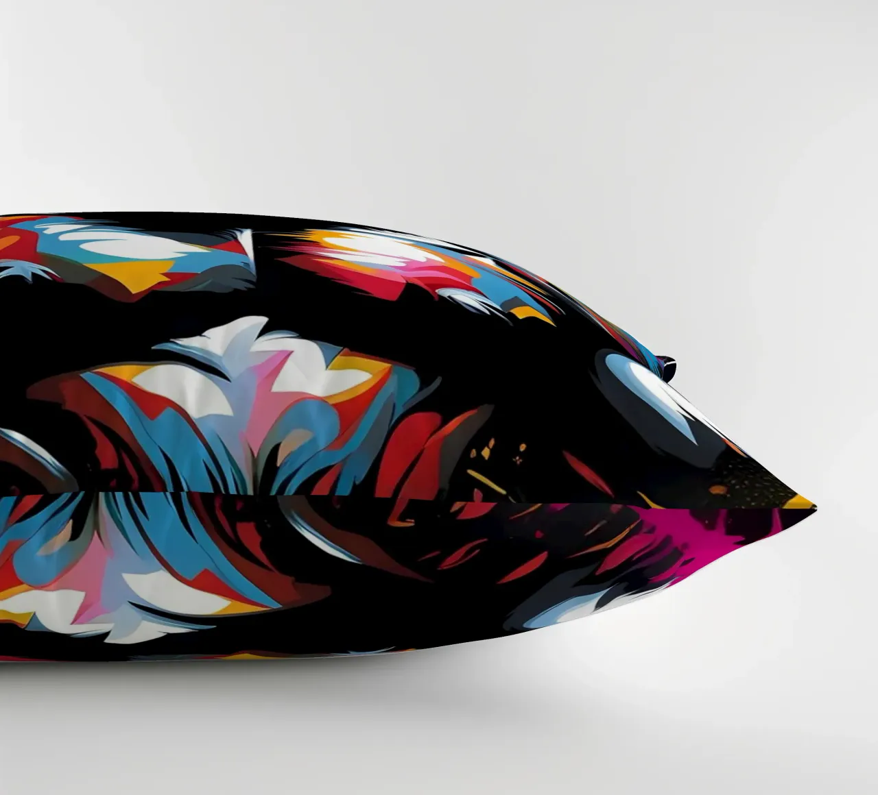 Gorilla art, graffiti decorative cushion by MakArena
