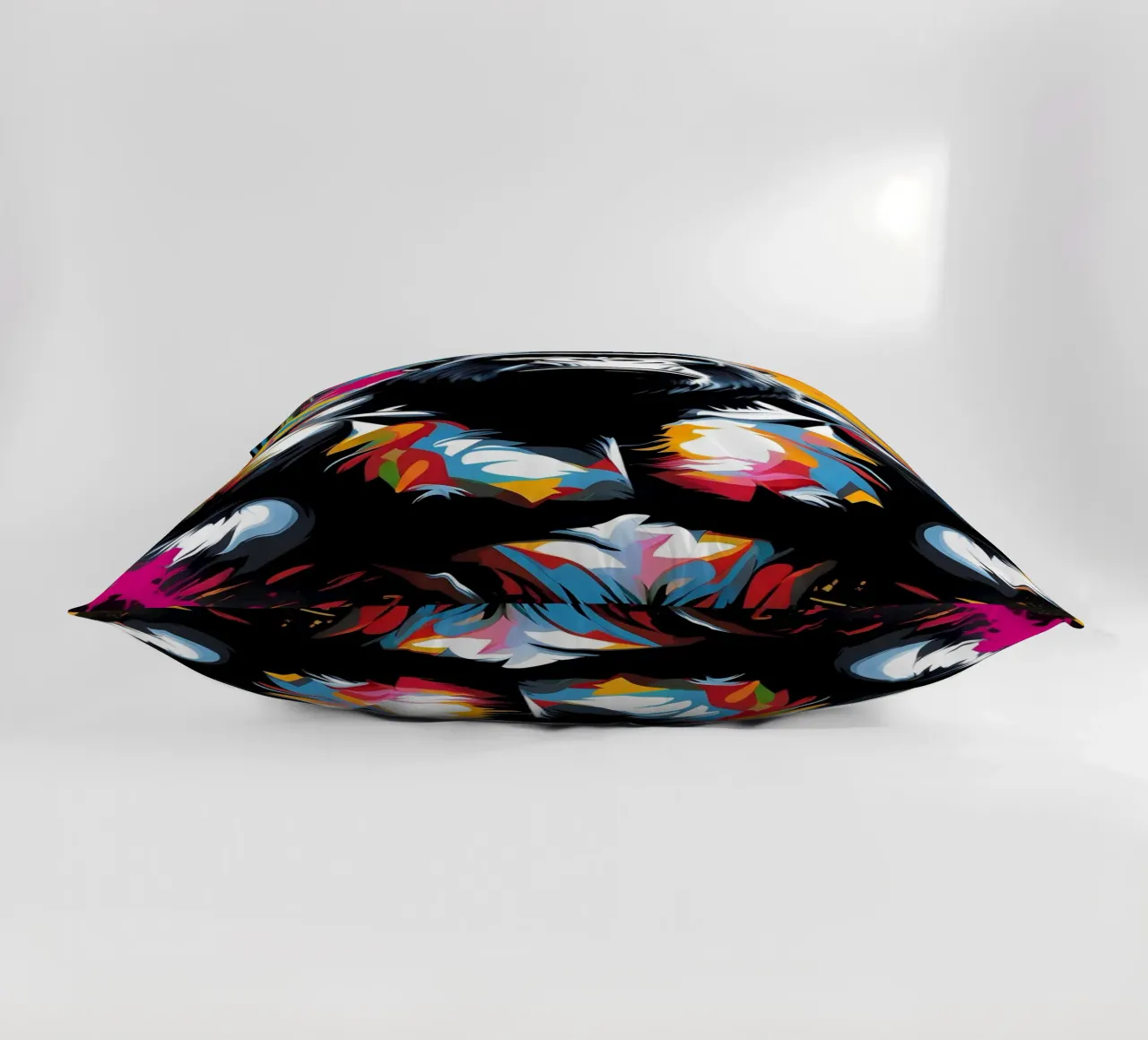 Gorilla art, graffiti decorative cushion by MakArena