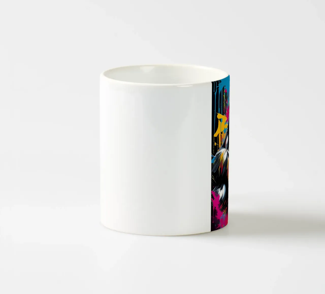Gorilla art, graffiti ceramic mug by MakArena