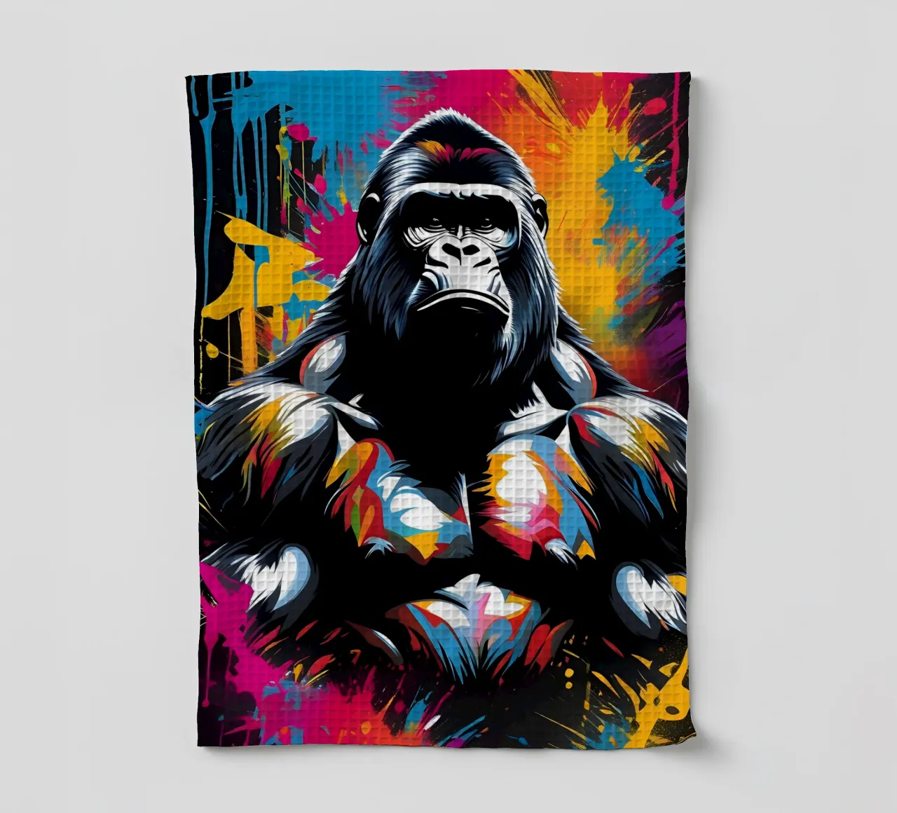 Art des gorilles, graffitis torchon de MakArena