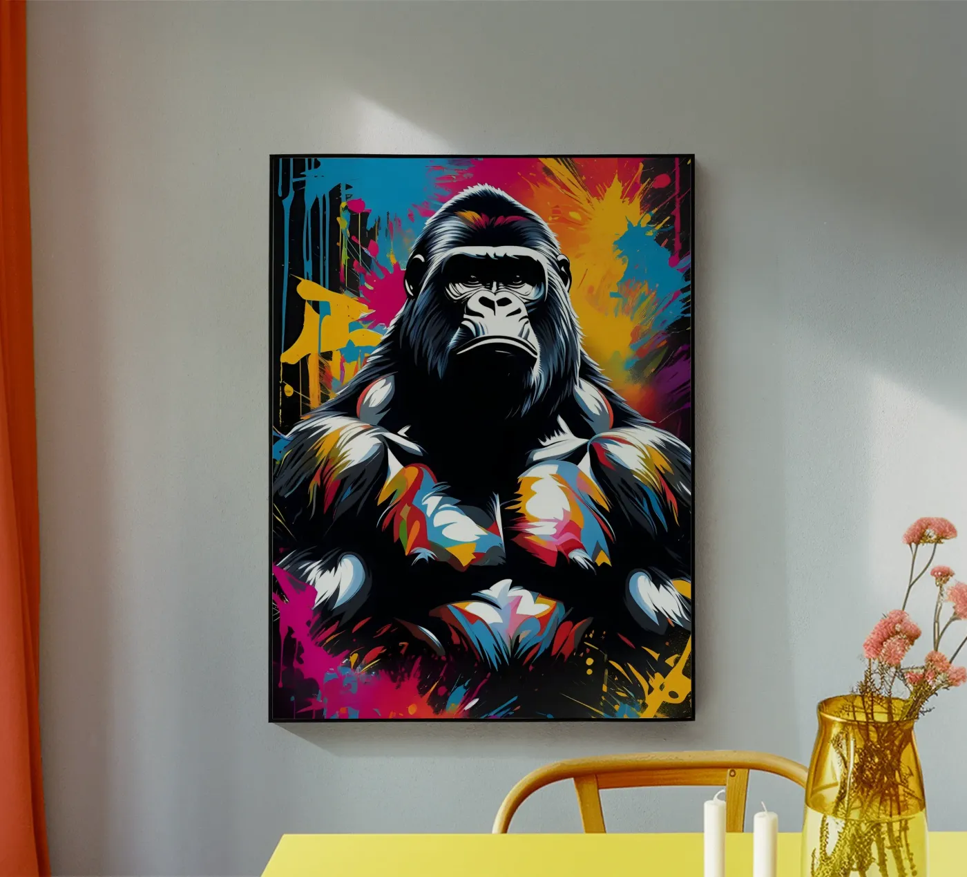 Gorilla art, graffiti plexiglass da MakArena