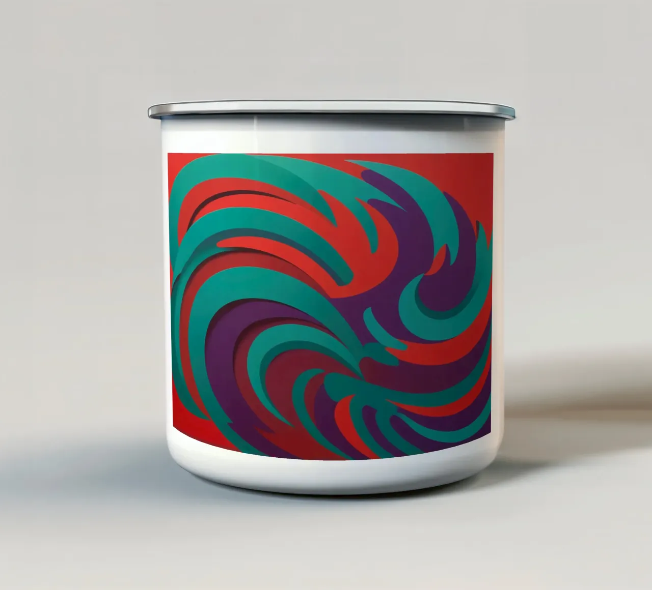 Flessibile seriale - 08 tazza in smalto da Atelier-88
