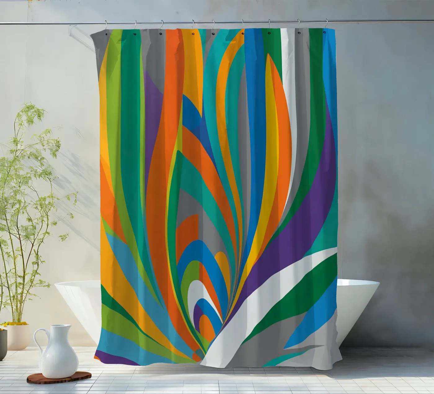 Flex Seriell - 09 Duschvorhang von Atelier-88