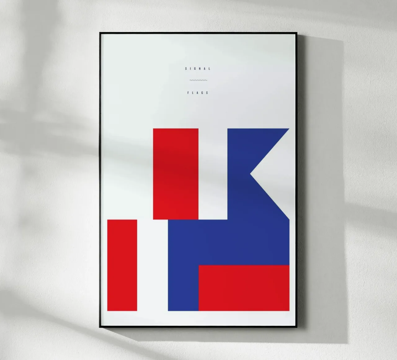 Signal Flags 3 plexiglass da Nick Barclay