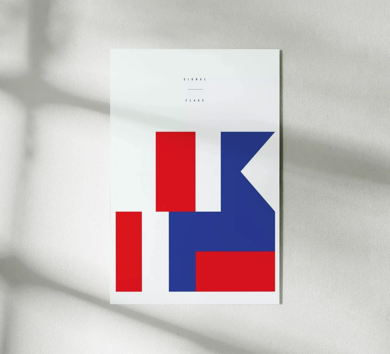 Signal Flags 3 plexiglass da Nick Barclay