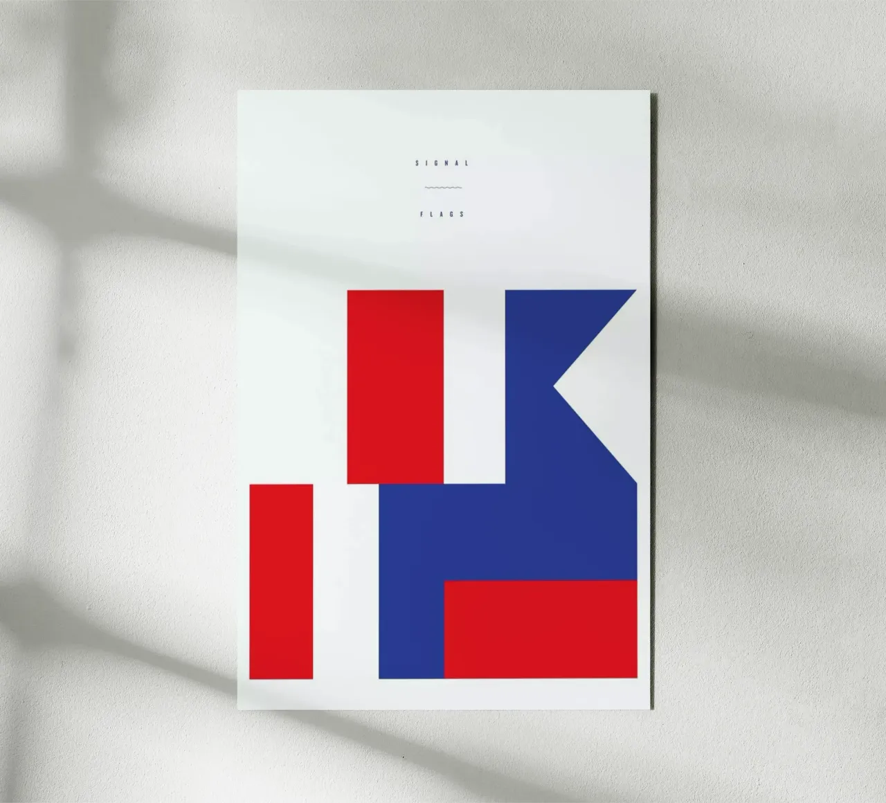 Signal Flags 3 alluminio dibond da Nick Barclay