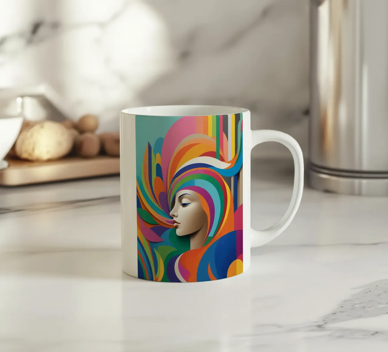 Seriale flessibile - 10 tazza in ceramica da Atelier-88
