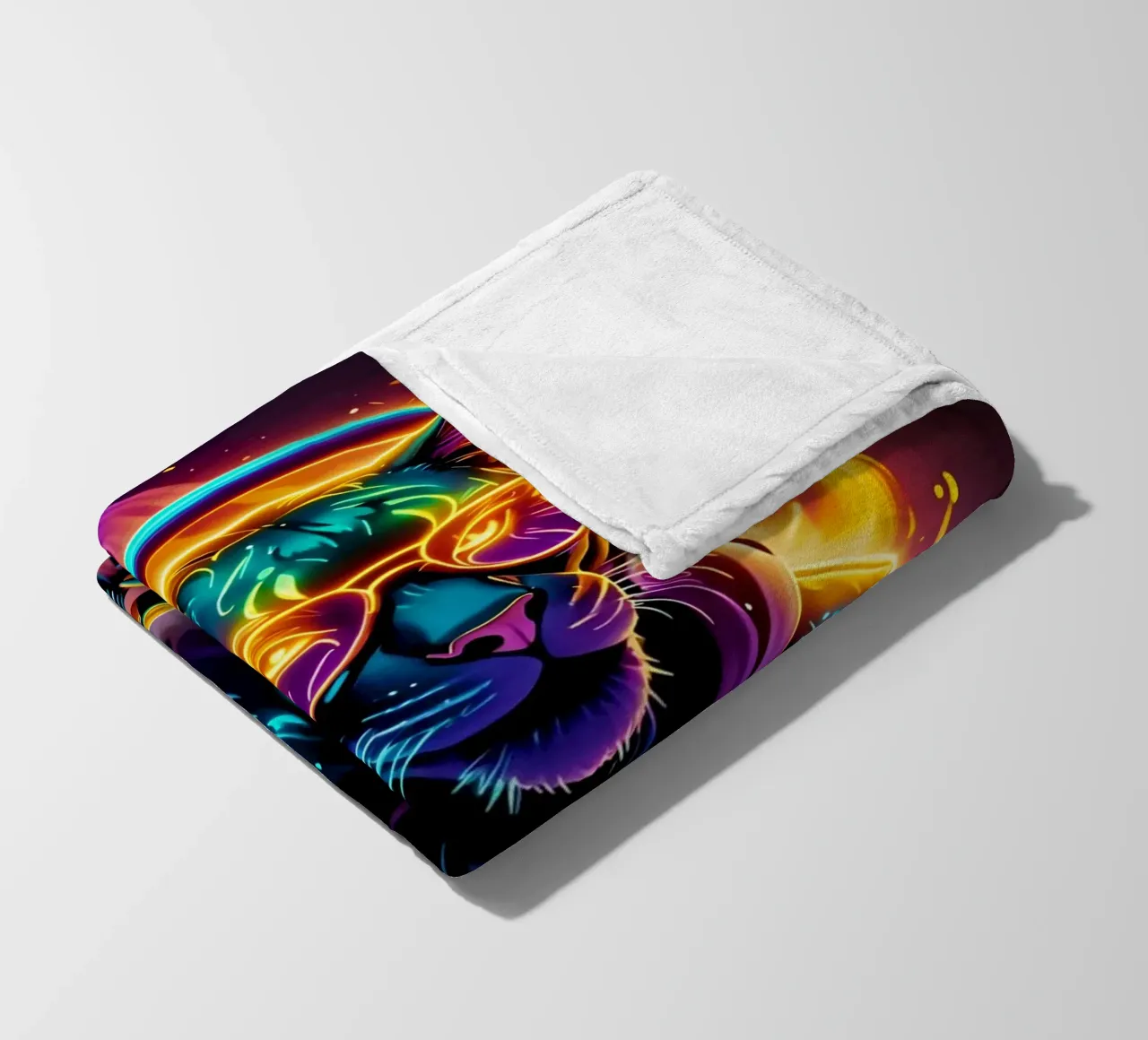 Black Panther DJ fleece blanket by MakArena