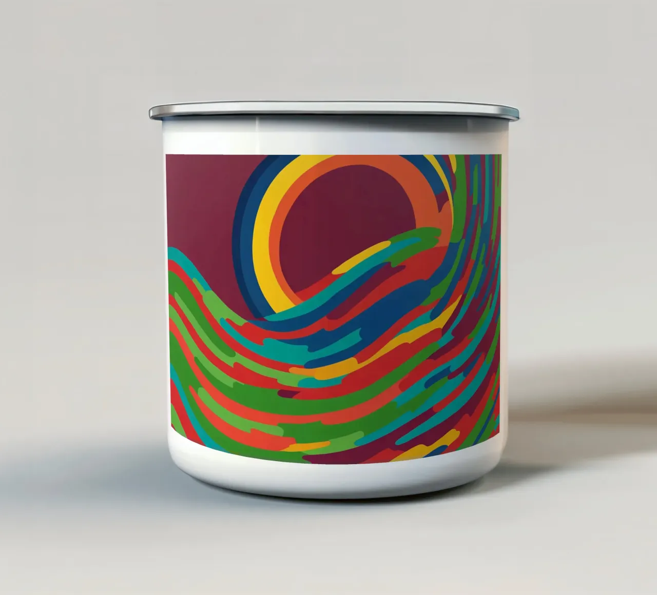 Seriale flessibile - 15 tazza in smalto da Atelier-88