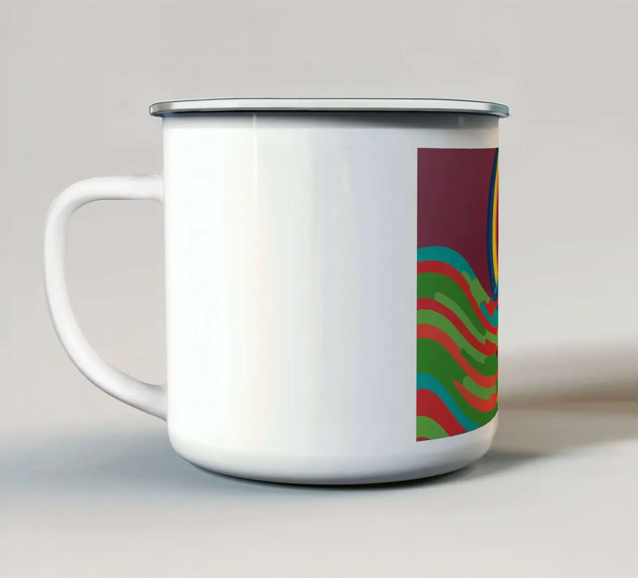 Seriale flessibile - 15 tazza in smalto da Atelier-88