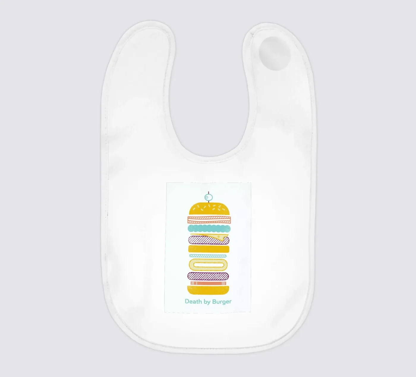 Burger Babylätzchen von Chris Wharton