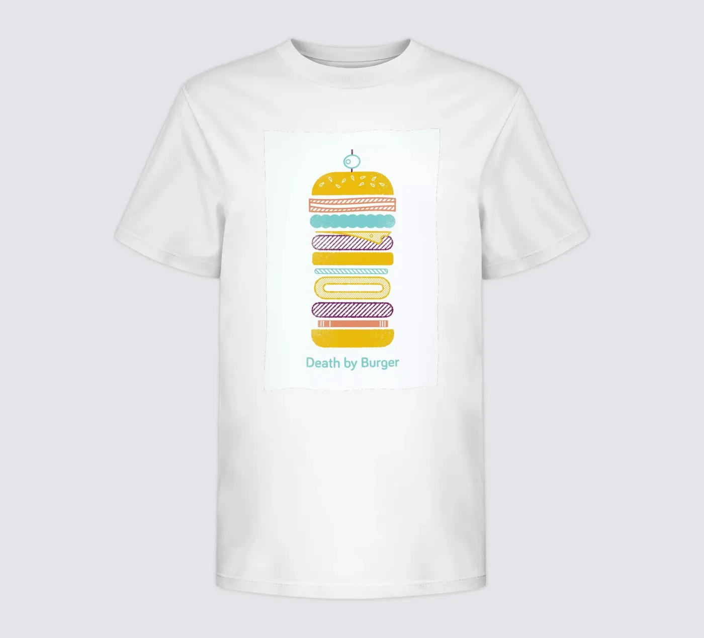 Burger t-shirt bambini da Chris Wharton