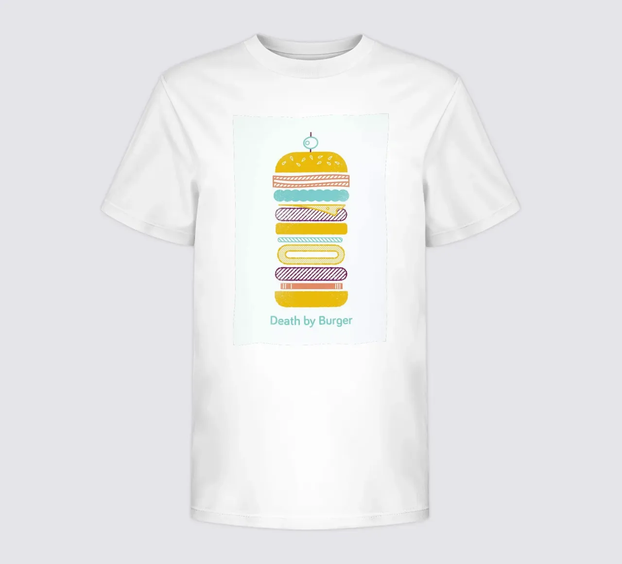 Burger t-shirt bambini da Chris Wharton