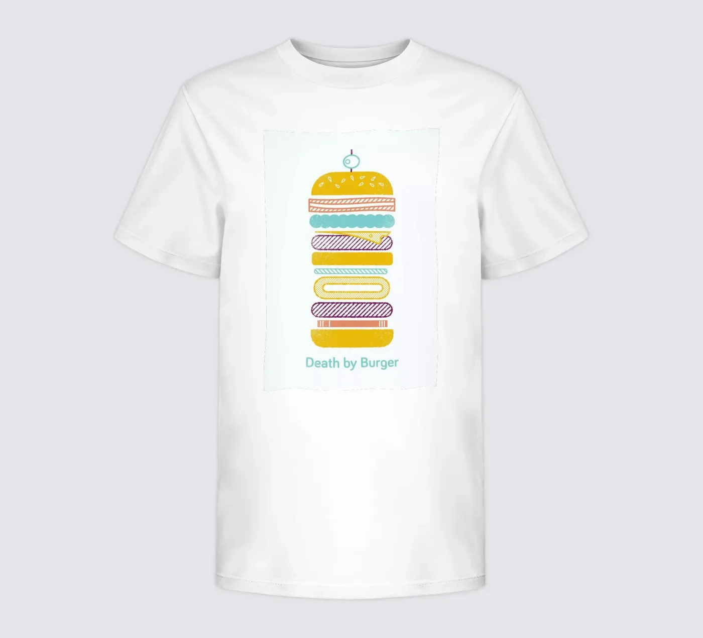 Burger t-shirt bambini da Chris Wharton