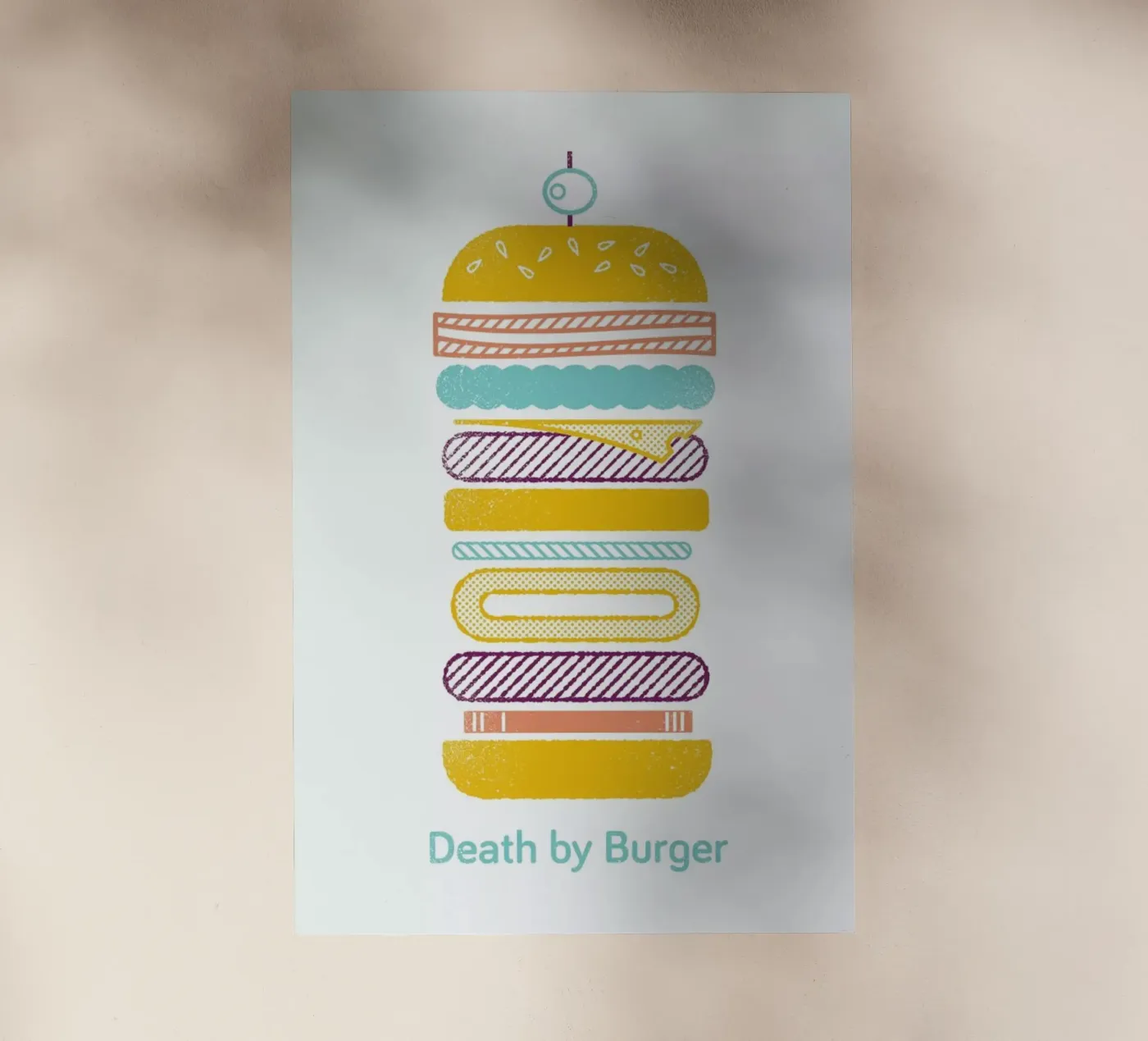 Burger pellicola backlit da Chris Wharton