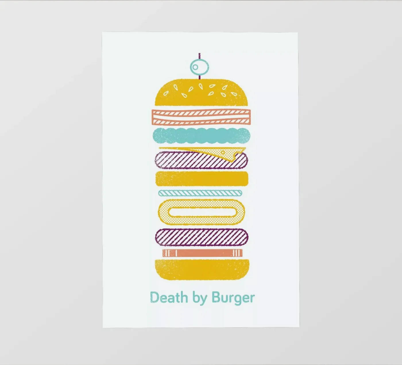 Burger pellicola backlit da Chris Wharton