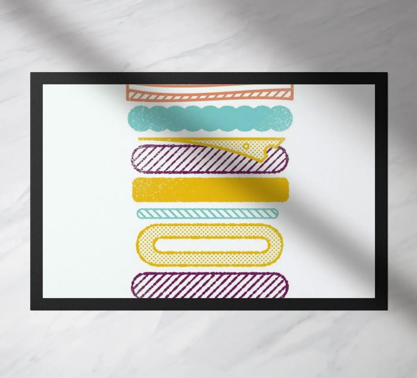 Burger doormat by Chris Wharton