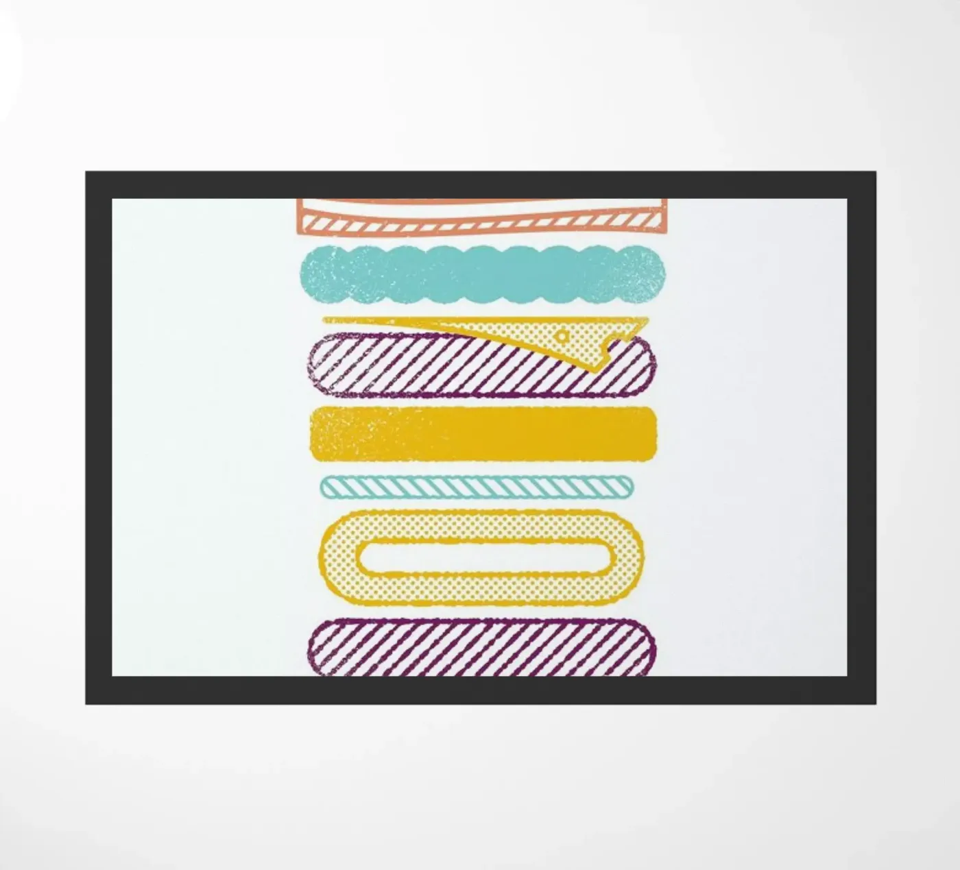 Burger doormat by Chris Wharton
