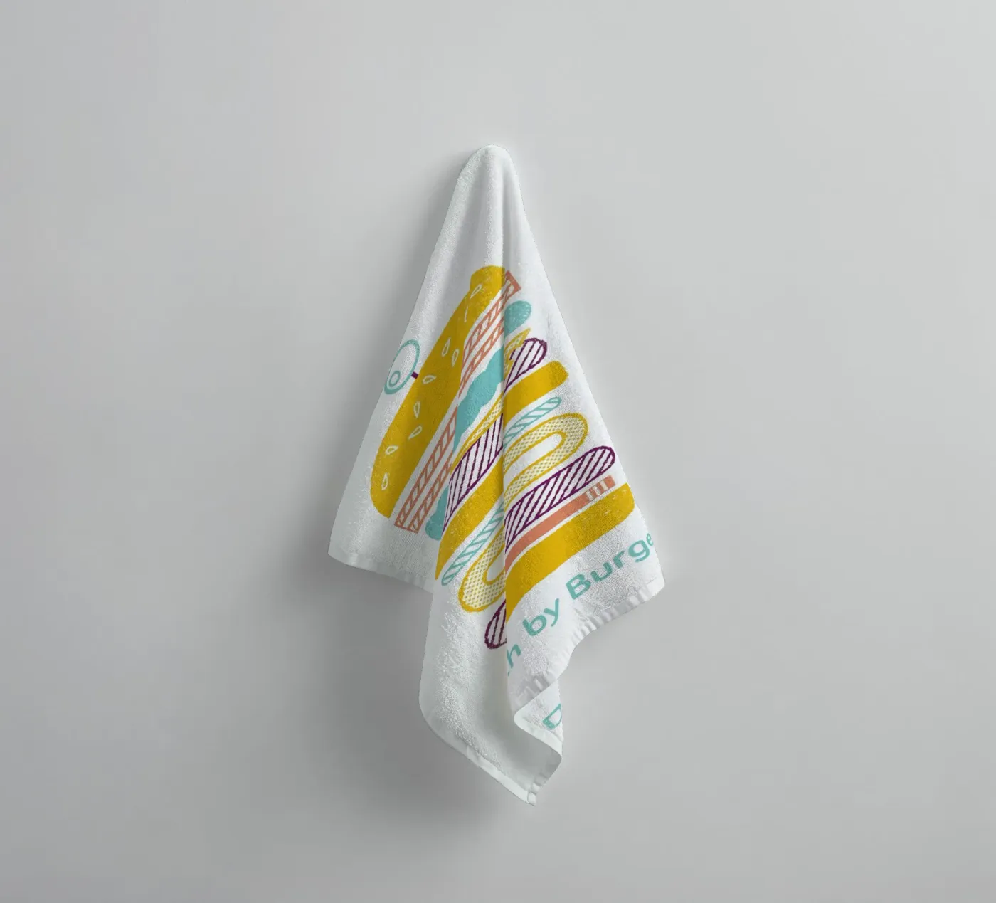 Burger towel by Chris Wharton