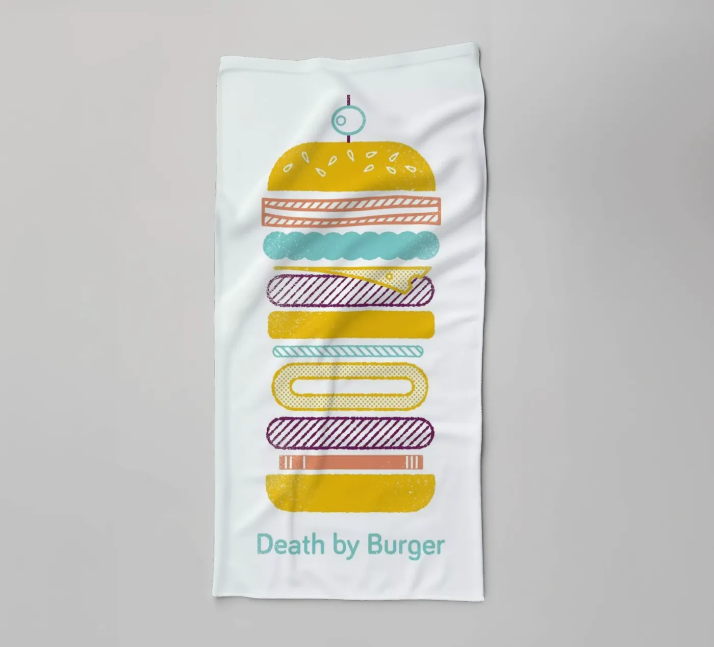 Burger badhanddoek van Chris Wharton
