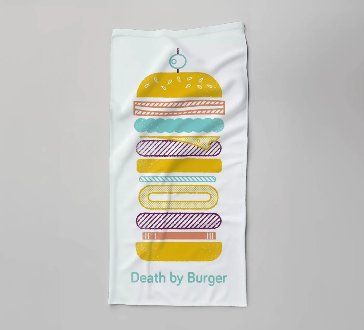 Burger towel by Chris Wharton