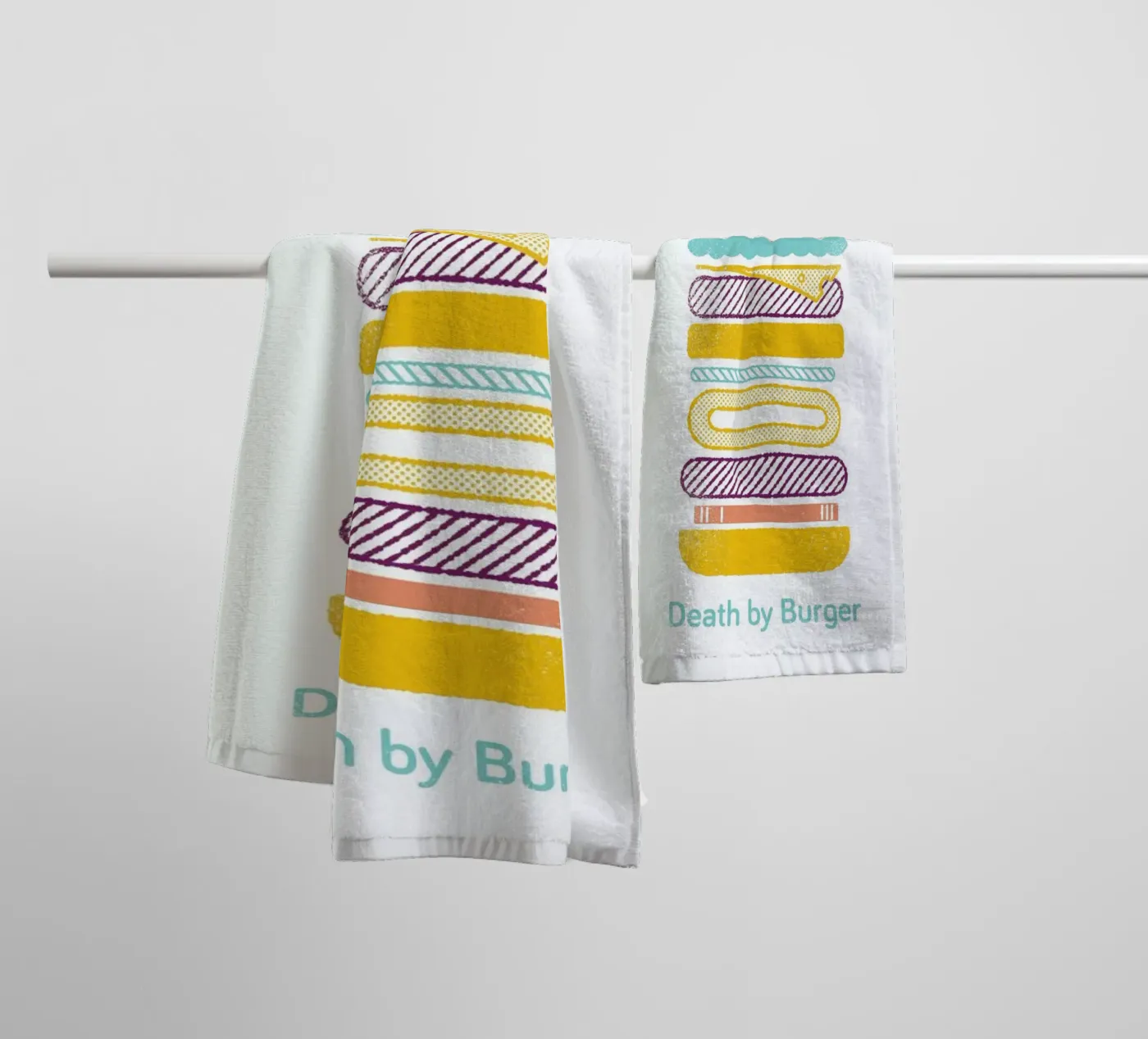 Burger badhanddoek van Chris Wharton