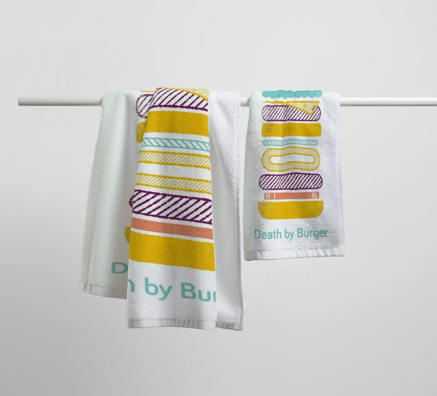 Burger towel by Chris Wharton