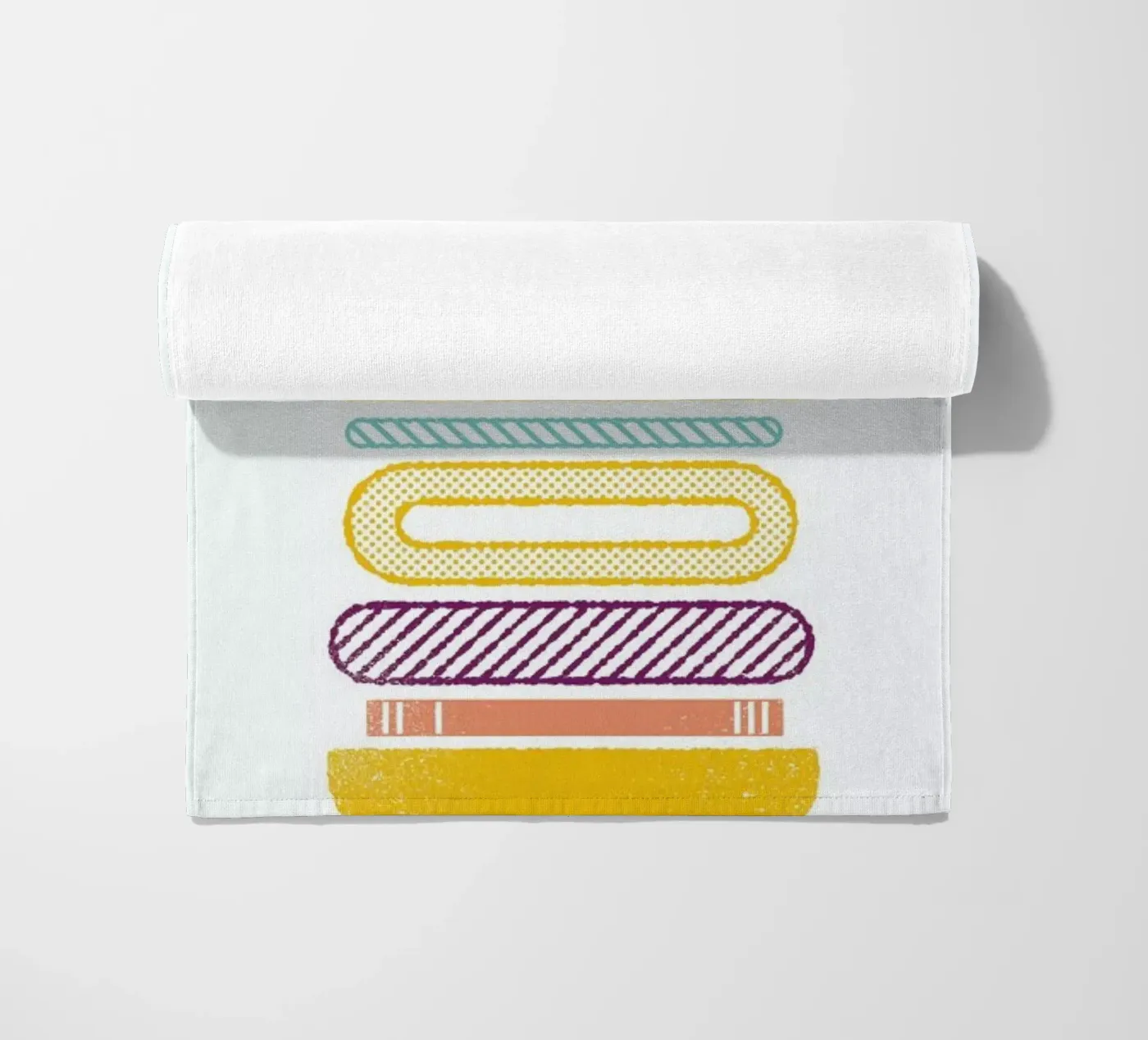 Burger beach towel by Chris Wharton