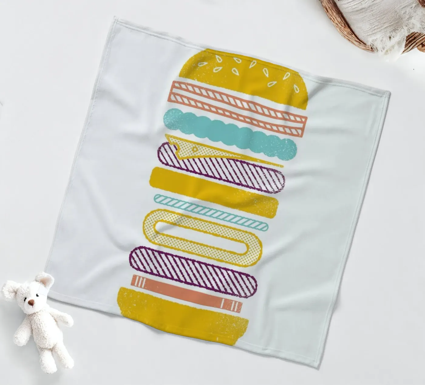 Burger Fleecedecke von Chris Wharton