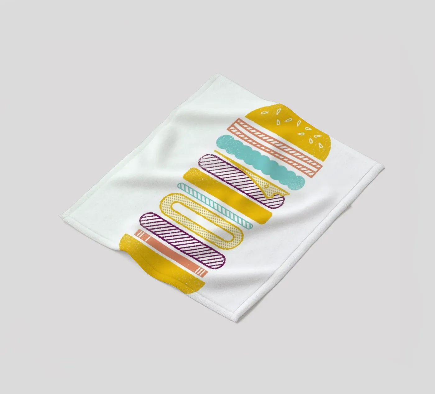 Burger Fleecedecke von Chris Wharton
