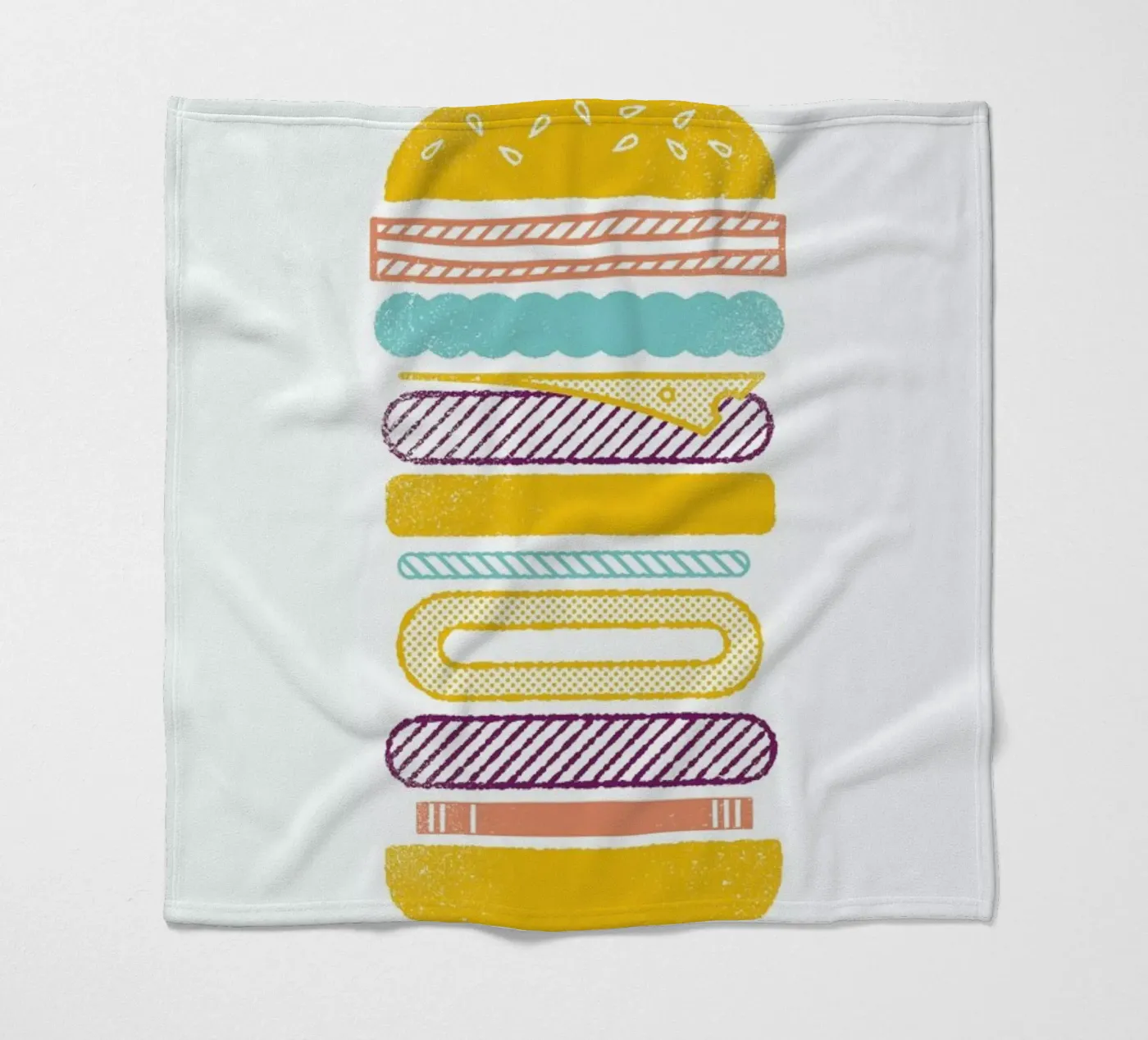 Burger Fleecedecke von Chris Wharton