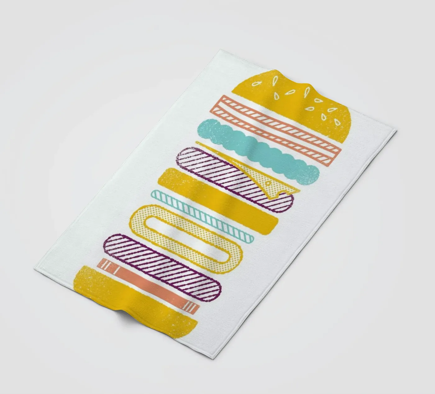 Burger Fleecedecke von Chris Wharton