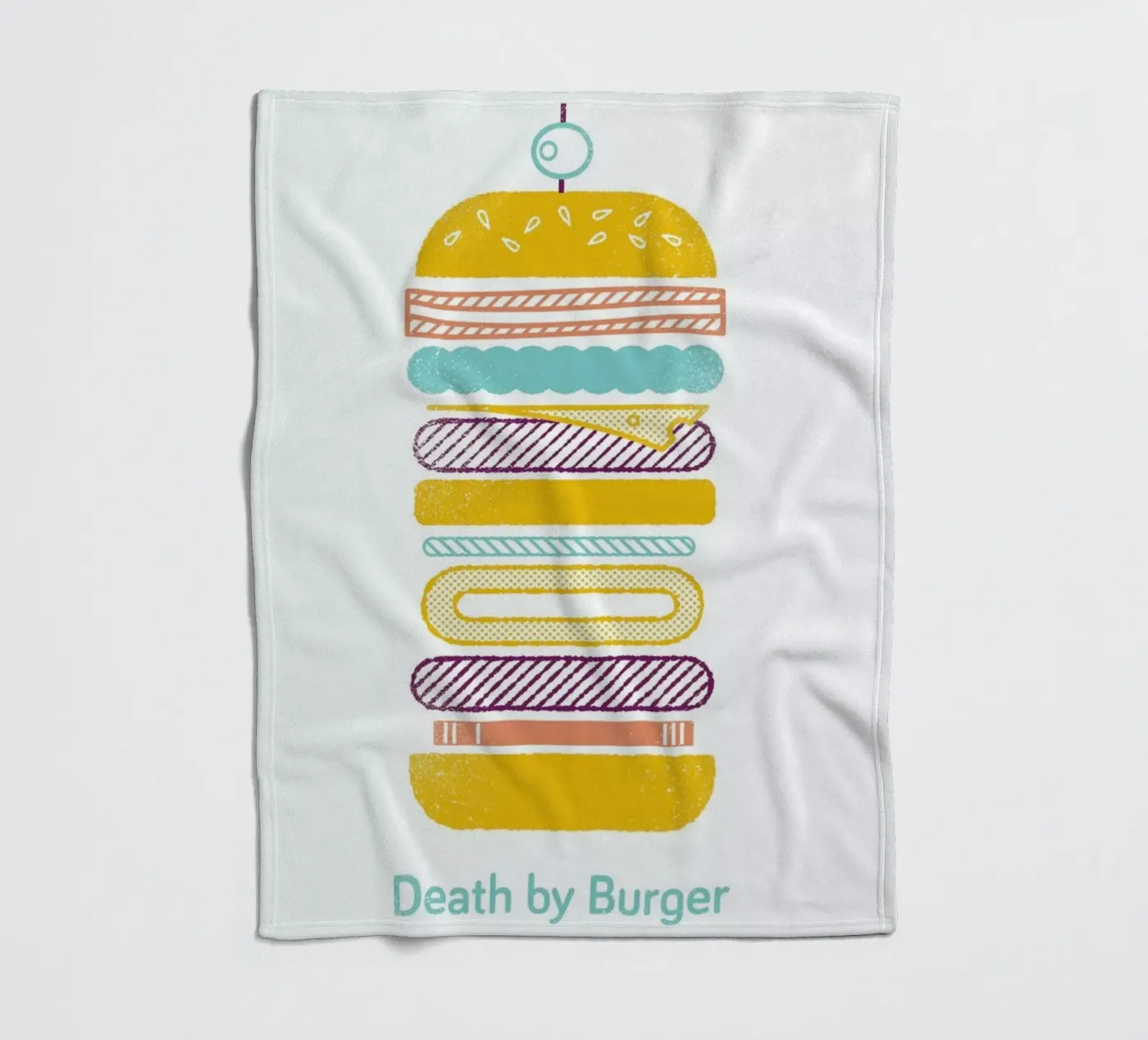 Burger Fleecedecke von Chris Wharton
