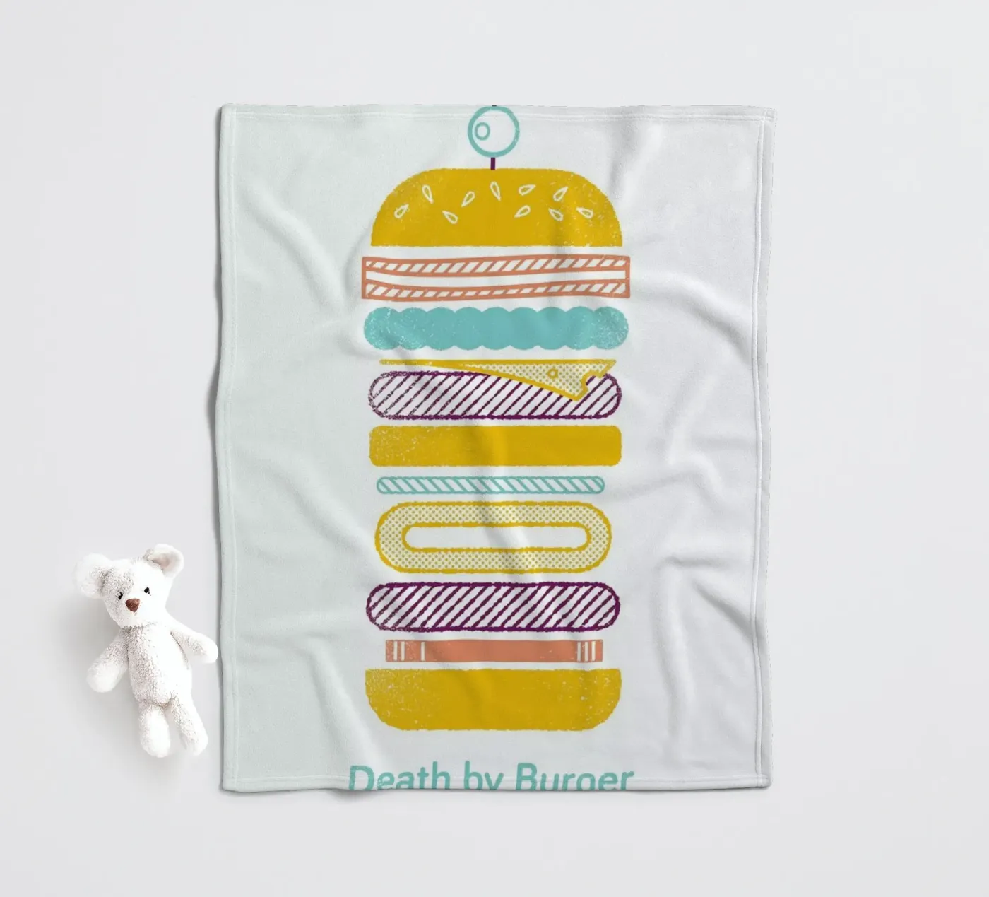 Burger fleecedeken van Chris Wharton