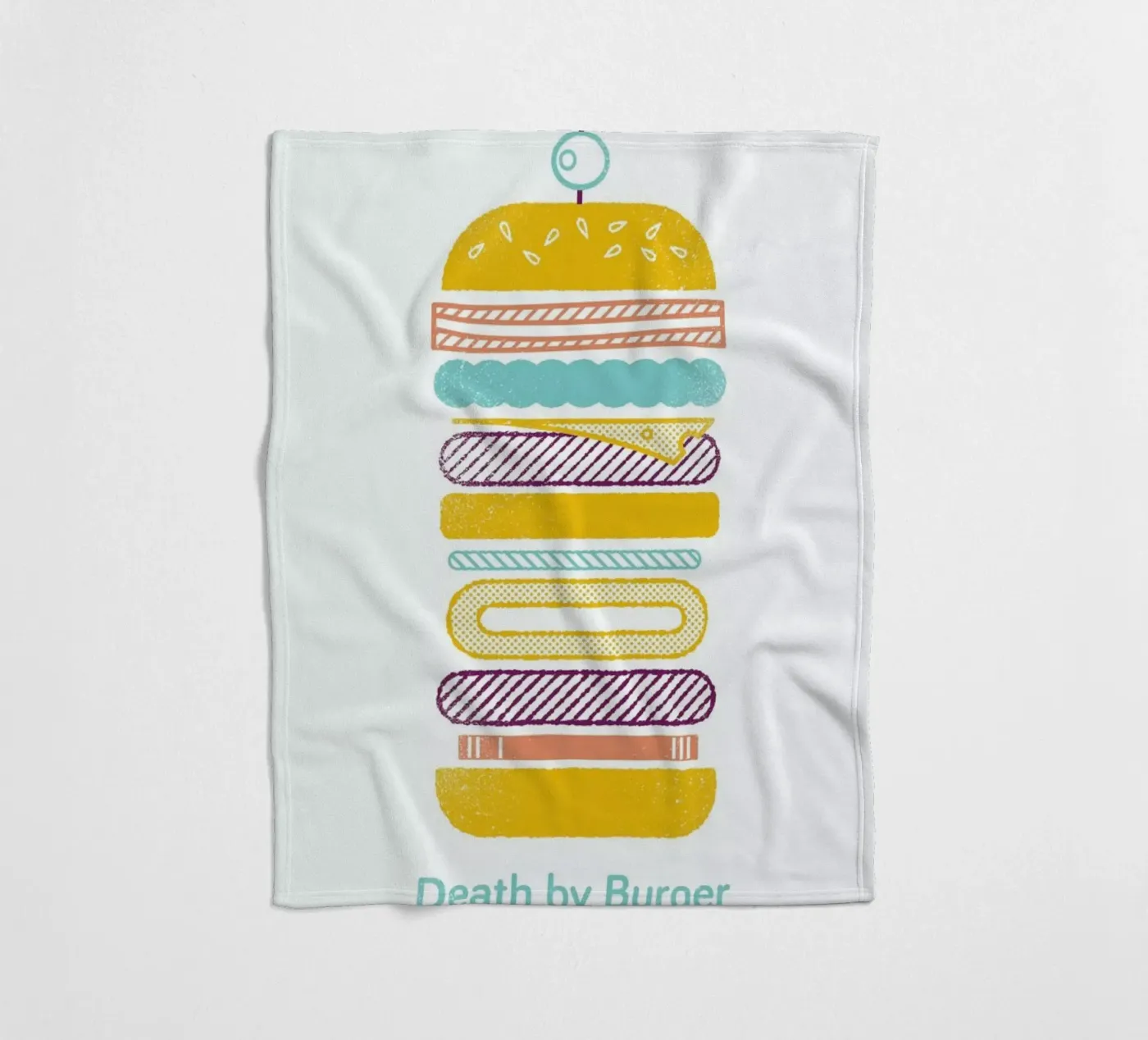 Burger Fleecedecke von Chris Wharton