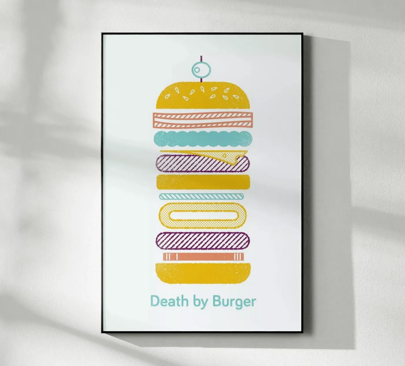 Burger plexiglas de Chris Wharton