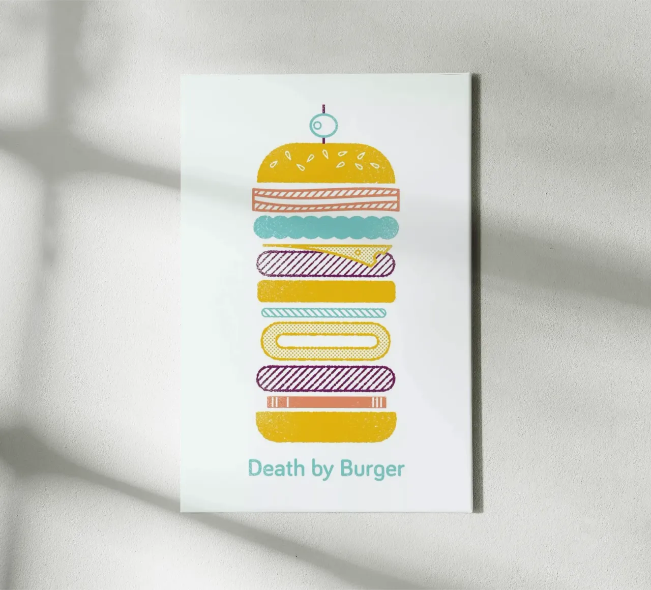 Burger canvas by Chris Wharton