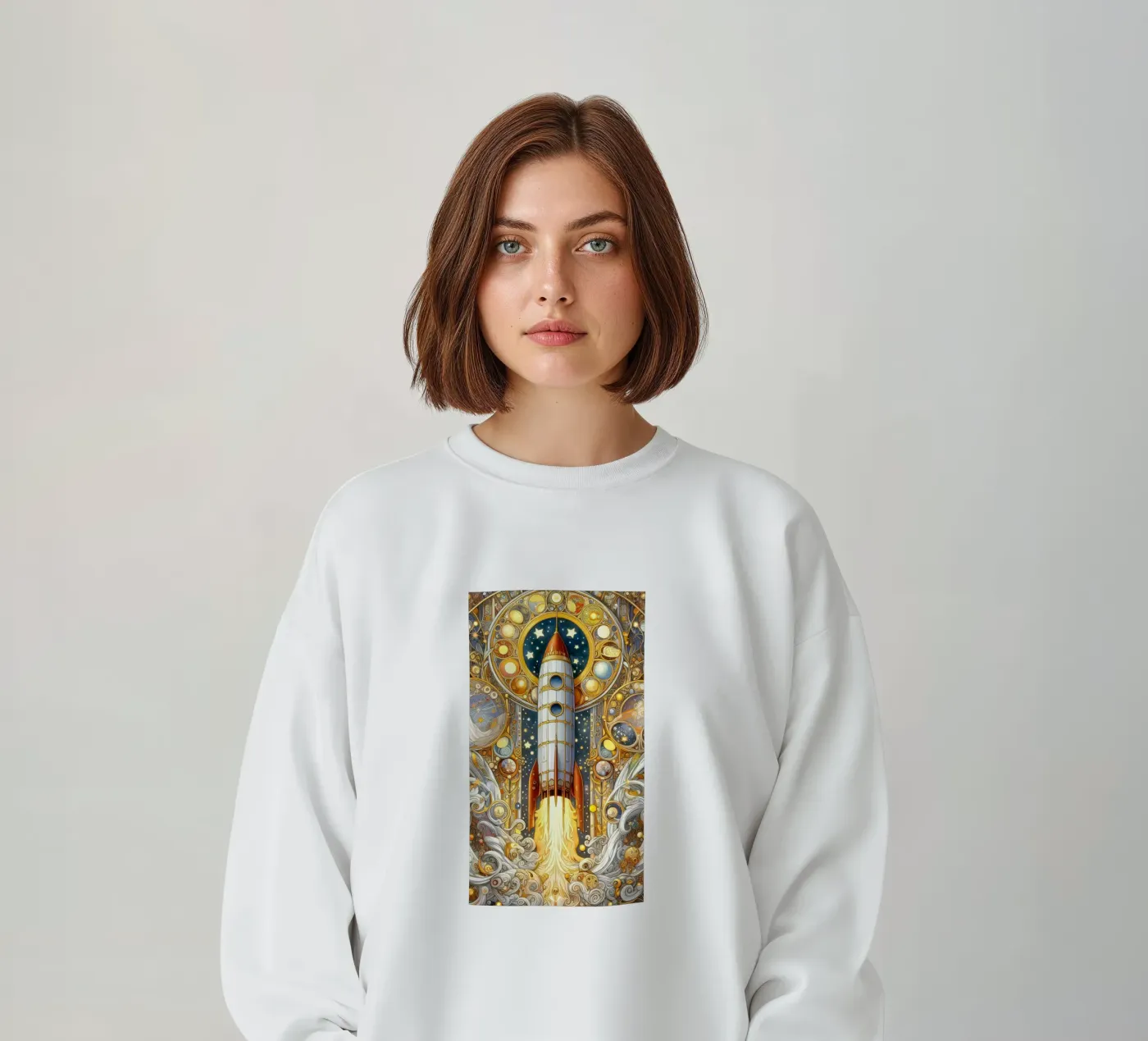 Rocket sweatshirt by Art-Nouveau-Dsg