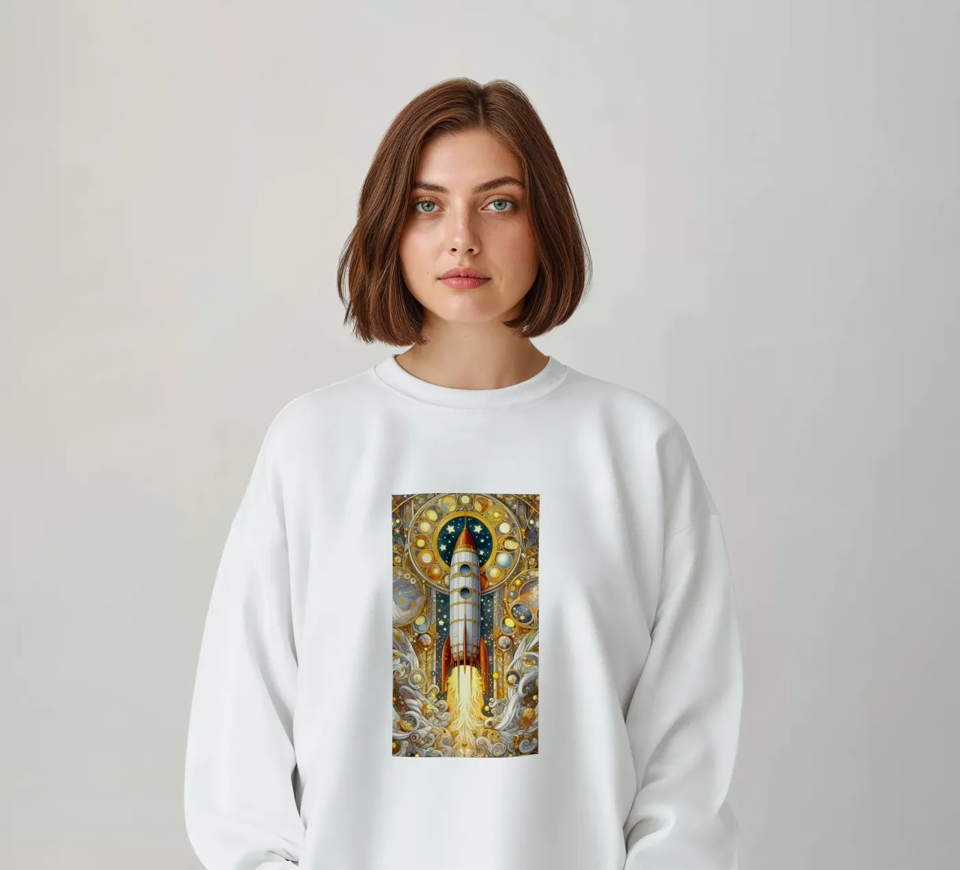 Rocket sweatshirt by Art-Nouveau-Dsg