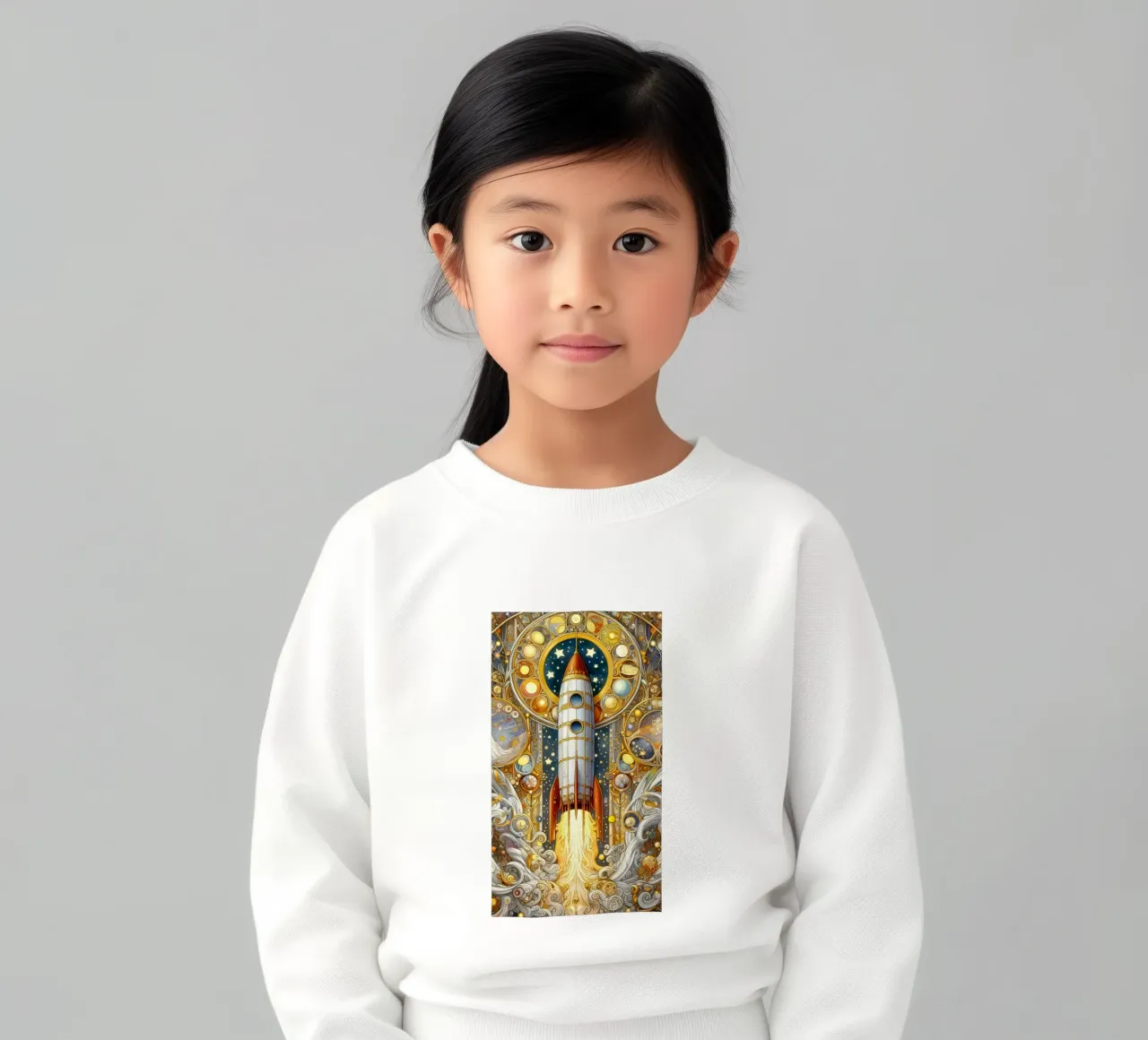 Razzo felpa bambino da Art-Nouveau-Dsg