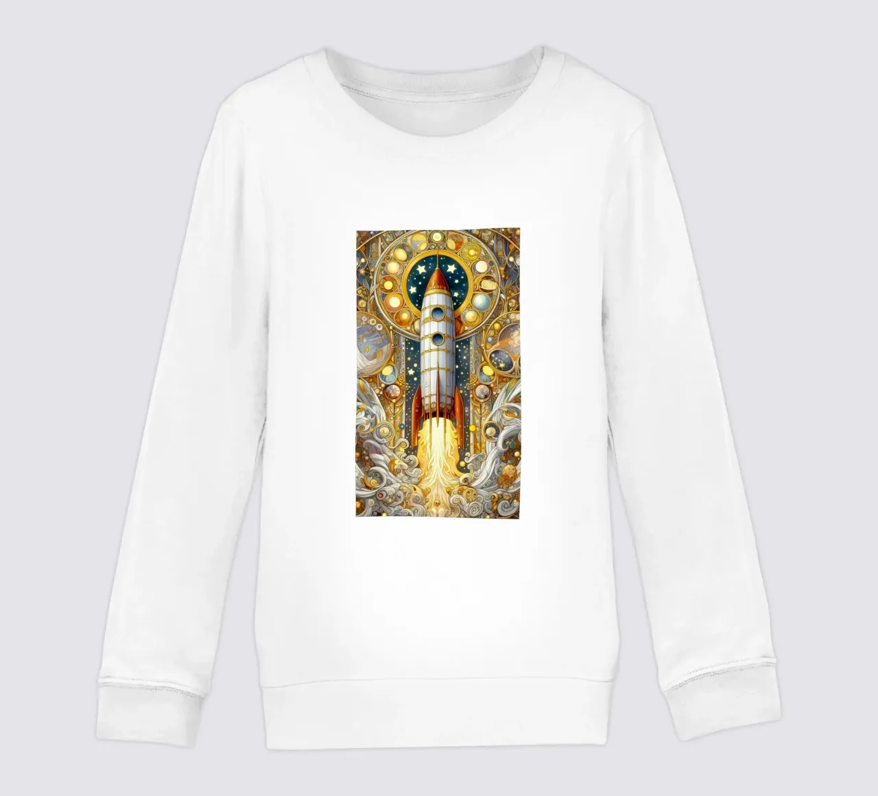 Razzo felpa bambino da Art-Nouveau-Dsg