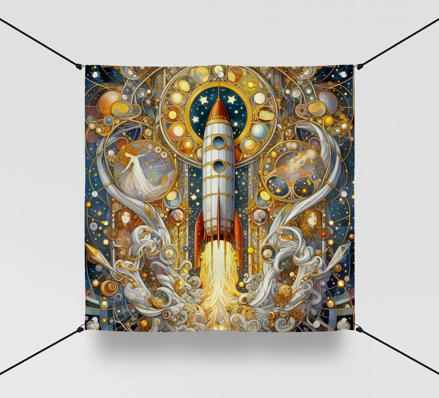 Rocket pvc cover by Art-Nouveau-Dsg