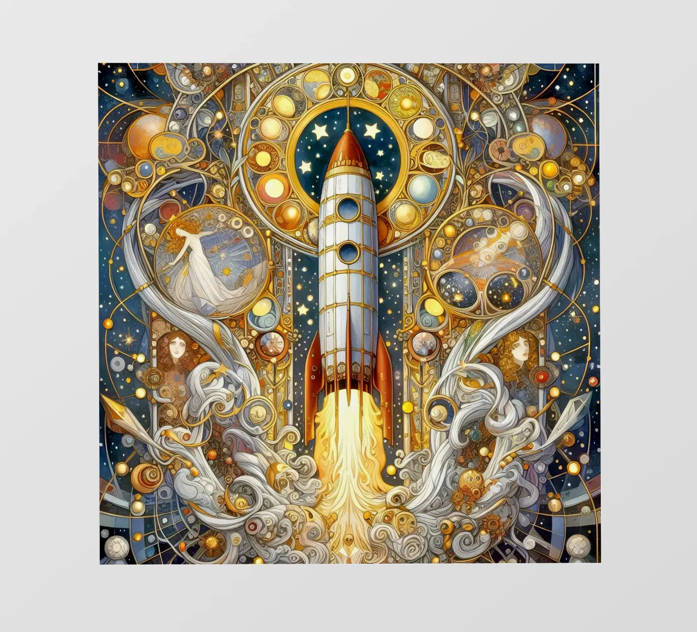 Rocket pvc cover by Art-Nouveau-Dsg