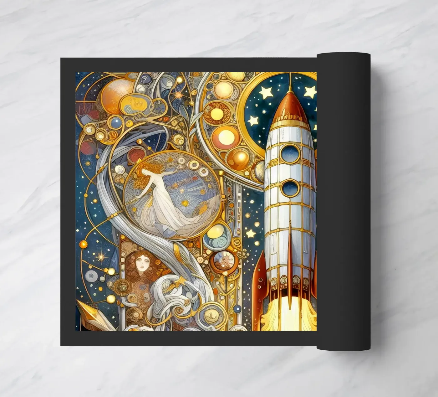 Rocket deurmat van Art-Nouveau-Dsg