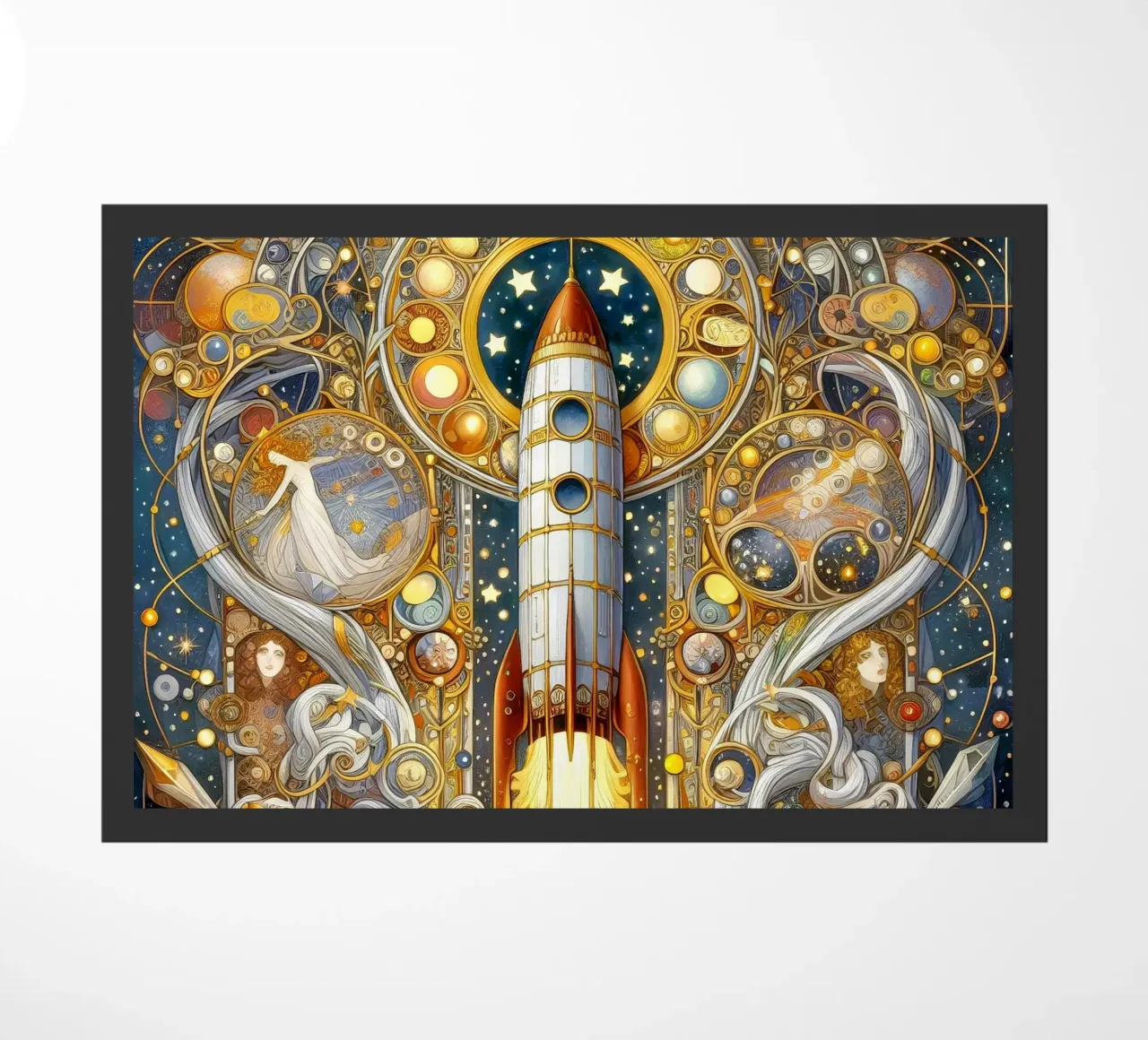 Razzo zerbino da Art-Nouveau-Dsg