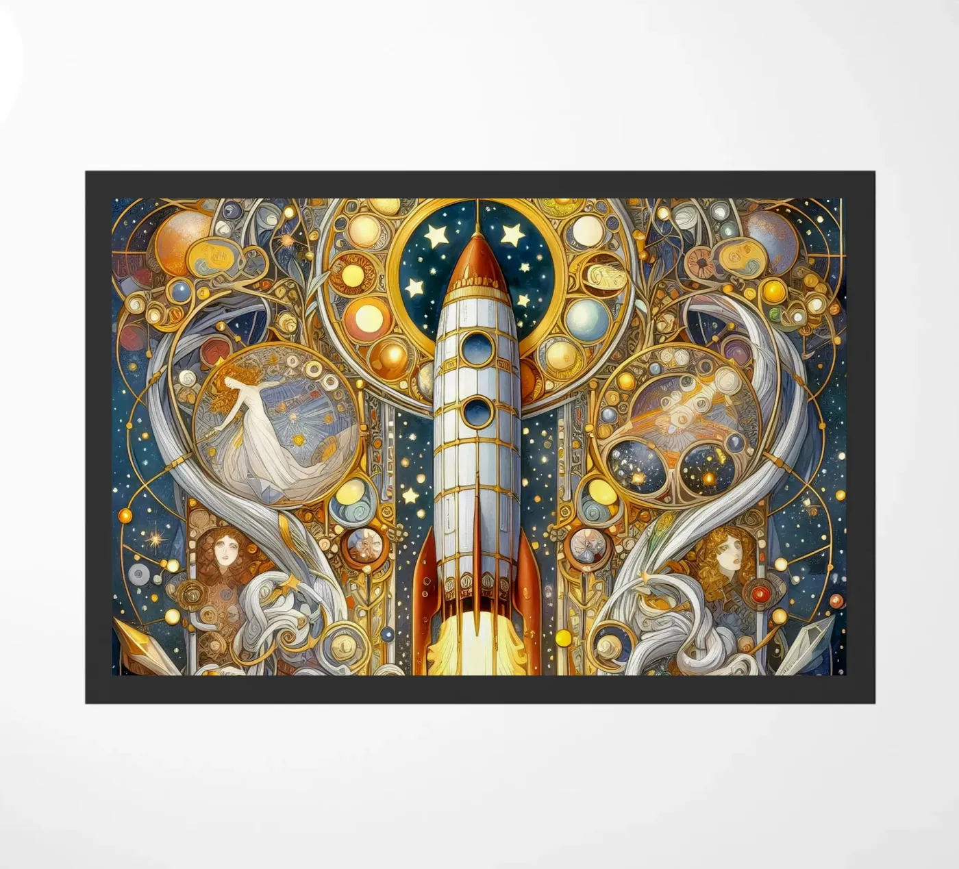 Raket deurmat van Art-Nouveau-Dsg