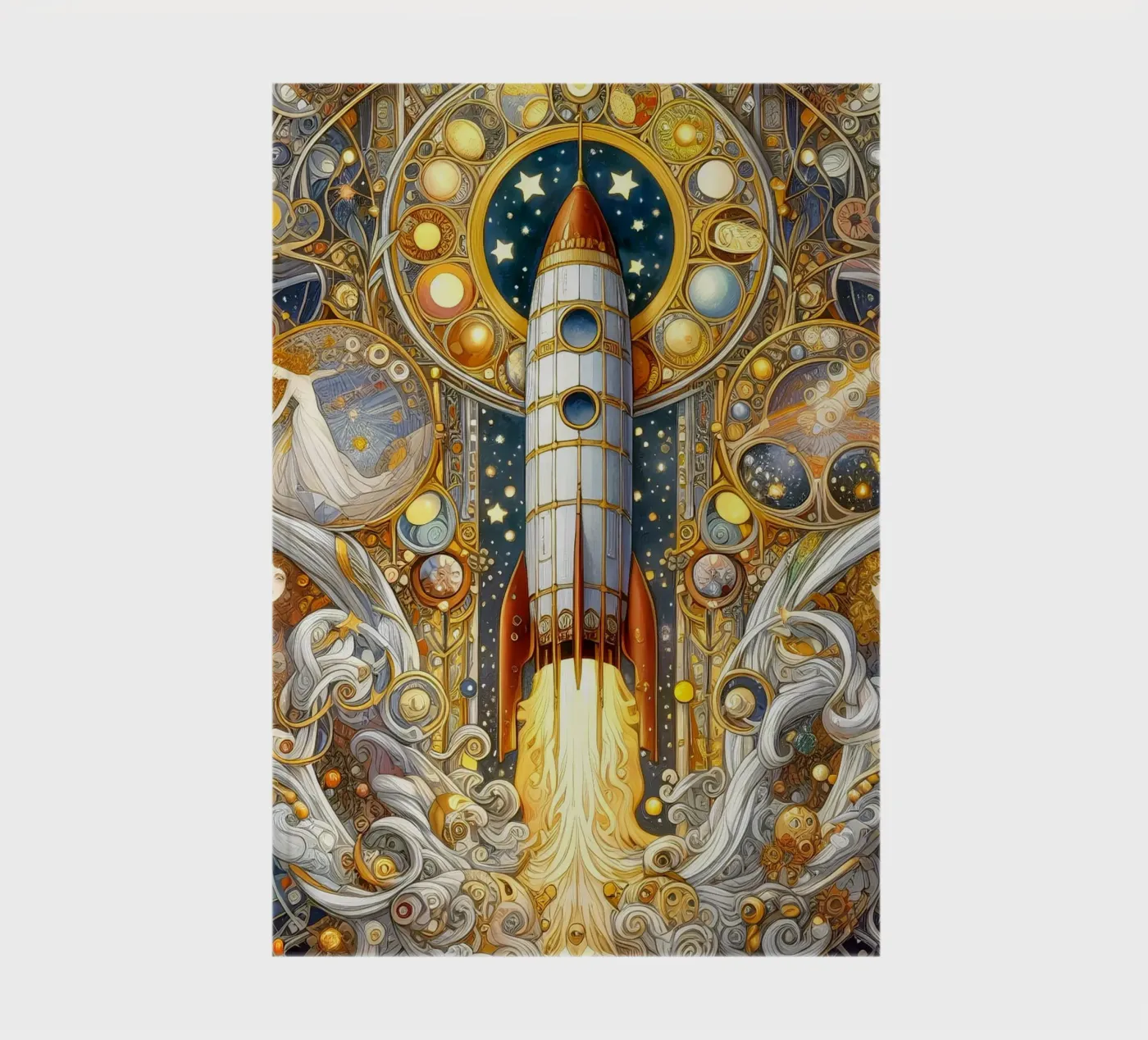 Rocket notebook by Art-Nouveau-Dsg