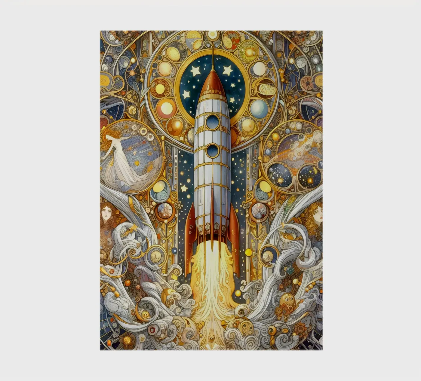 Rocket notebook by Art-Nouveau-Dsg