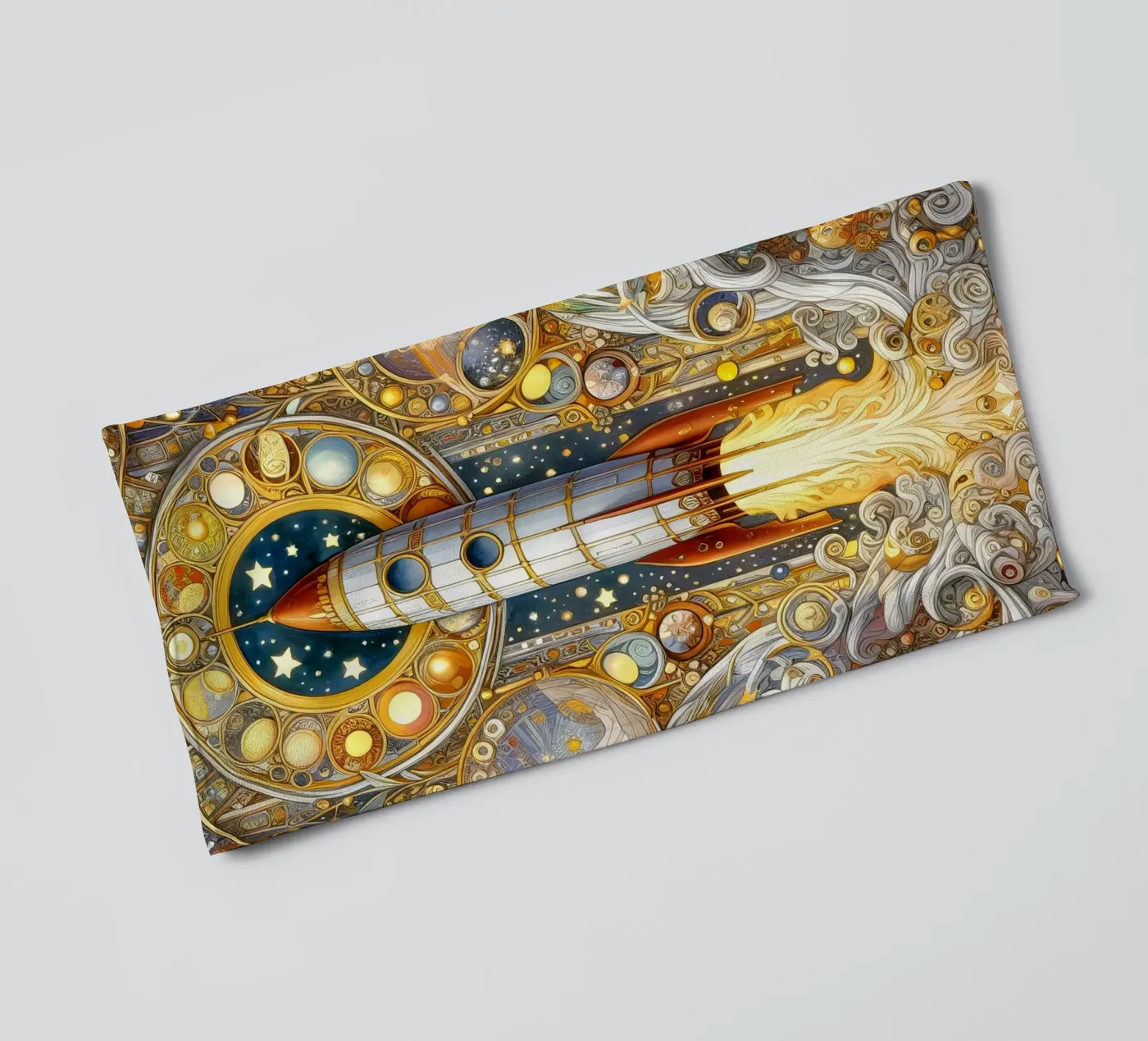 Rocket towel by Art-Nouveau-Dsg