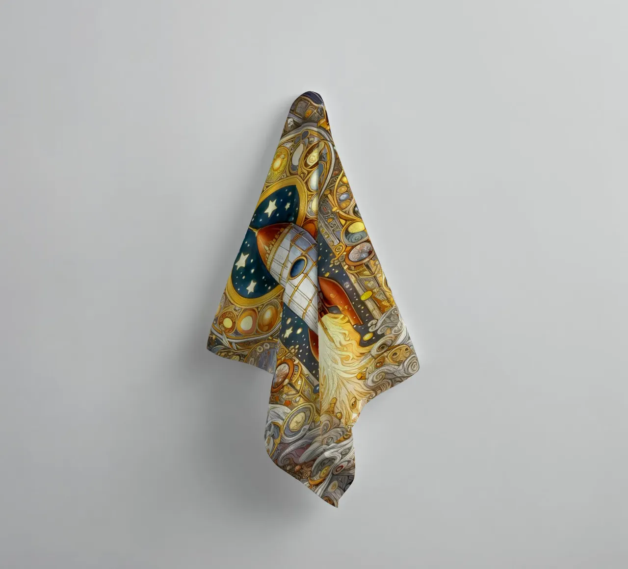 Rocket towel by Art-Nouveau-Dsg